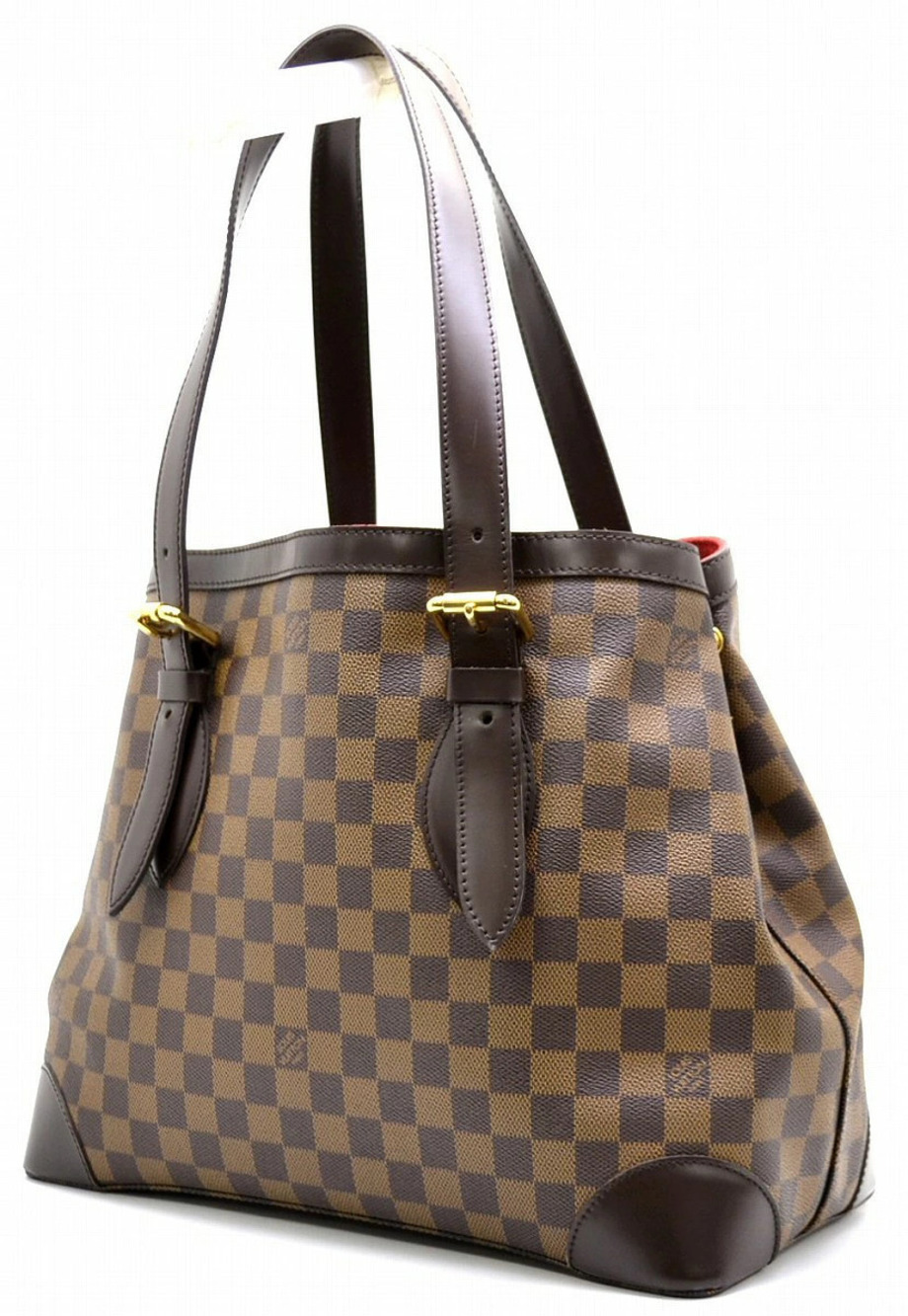 Louis Vuitton Shoulder Hampstead Damier Bag Tote Brown